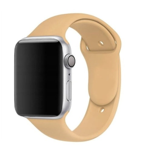 PASEK SILIKONOWY DO APPLE WATCH 38/40/41mm | Walnut