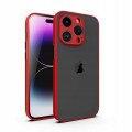ETUI DO IPHONE 14 PRO MAX MATOWE CASE – OCHRONA APARATU I WZMOCNIONA OSŁONA, CZERWONY