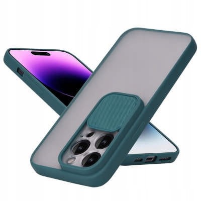 ETUI PODWÓJNA OCHRONA DO IPHONE 14 PRO MAX - GREEN