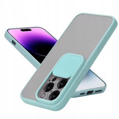 ETUI PODWÓJNA OCHRONA DO IPHONE 14 PRO MAX - MINT