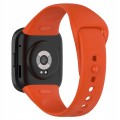 PASEK SILIKONOWY DO XIAOMI REDMI WATCH 3 - OPASKA NA NADGARSTEK, POMARAŃCZOWY