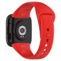 PASEK SILIKONOWY DO XIAOMI REDMI WATCH 3 - OPASKA NA NADGARSTEK, CZERWONY
