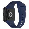 PASEK SILIKONOWY DO XIAOMI REDMI WATCH 3 - OPASKA NA NADGARSTEK, GRANATOWY