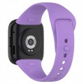 PASEK SILIKONOWY DO XIAOMI REDMI WATCH 3 - OPASKA NA NADGARSTEK, FIOLETOWY
