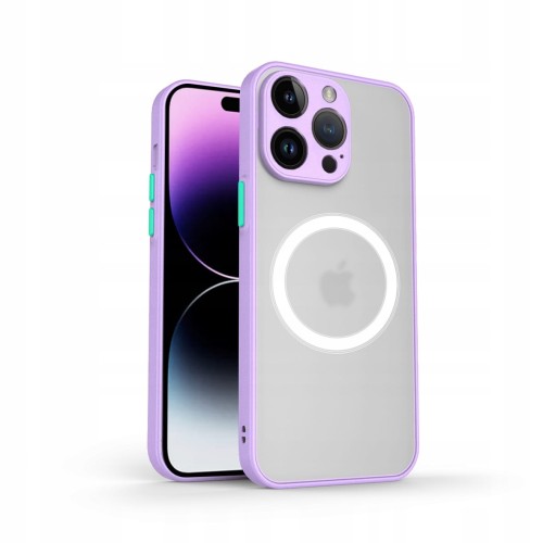 ETUI MAGSAFE OCHRONA APARATU DO IPHONE 14 PRO - PURPLE