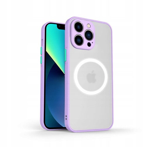 ETUI MAGSAFE OCHRONA APARATU DO IPHONE 13 PRO - PURPLE