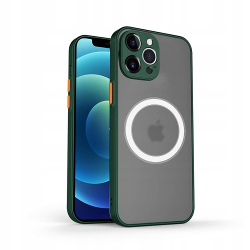 ETUI MAGSAFE OCHRONA APARATU DO IPHONE 12 PRO MAX - GREEN