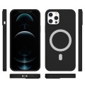 ETUI PREMIUM SILICONE MAGSAFE DO IPHONE 12 PRO MAX - BLACK
