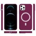 ETUI PREMIUM SILICONE MAGSAFE DO IPHONE 12 PRO MAX - PURPLE