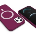 ETUI PREMIUM SILICONE MAGSAFE DO IPHONE 12 PRO MAX - PURPLE