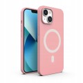 ETUI PREMIUM SILICONE MAGSAFE DO IPHONE 13 - PINK