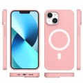 ETUI PREMIUM SILICONE MAGSAFE DO IPHONE 13 - PINK