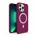 ETUI PREMIUM SILICONE MAGSAFE DO IPHONE 13 PRO - PURPLE