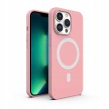 ETUI PREMIUM SILICONE MAGSAFE DO IPHONE 13 PRO - PINK