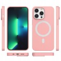 ETUI PREMIUM SILICONE MAGSAFE DO IPHONE 13 PRO - PINK