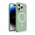 ETUI PREMIUM SILICONE MAGSAFE DO IPHONE 14 PRO MAX - MINT