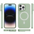 ETUI PREMIUM SILICONE MAGSAFE DO IPHONE 14 PRO MAX - MINT