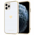 KOBIECE ETUI HEART DO IPHONE 12 PRO MAX | BIAŁE
