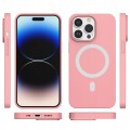 ETUI PREMIUM SILICONE MAGSAFE DO IPHONE 14 PRO - PINK