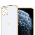 KOBIECE ETUI HEART DO IPHONE 12 PRO MAX | BIAŁE