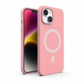 ETUI PREMIUM SILICONE MAGSAFE DO IPHONE 14 PLUS - PINK