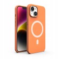 ETUI PREMIUM SILICONE MAGSAFE DO IPHONE 14 PLUS - ORANGE