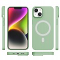 ETUI PREMIUM SILICONE MAGSAFE DO IPHONE 14 - MINT