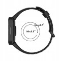 DWUKOLOROWY PASEK SILIKONOWY DO XIAOMI REDMI WATCH 2 LITE – SPORTOWY, CZARNO CZERWONY
