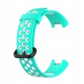 PASEK DWUKOLOROWY OPASKA DO XIAOMI MI WATCH LITE, MIĘTOWO - BIAŁY