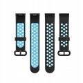 PASEK DWUKOLOROWY OPASKA DO XIAOMI MI WATCH LITE, CZARNO - NIEBIESKI