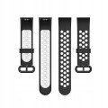 PASEK DWUKOLOROWY OPASKA DO XIAOMI MI WATCH LITE, CZARNO - BIAŁY