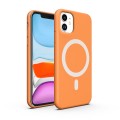 ETUI PREMIUM SILICONE MAGSAFE DO IPHONE 11 - ORANGE