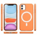 ETUI PREMIUM SILICONE MAGSAFE DO IPHONE 11 - ORANGE