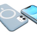 ETUI PREMIUM SILICONE MAGSAFE DO IPHONE 11 - BLUE