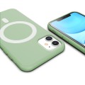 ETUI PREMIUM SILICONE MAGSAFE DO IPHONE 11 - MINT