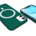 ETUI PREMIUM SILICONE MAGSAFE DO IPHONE 11 - GREEN