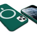 ETUI PREMIUM SILICONE MAGSAFE DO IPHONE 11 PRO - GREEN