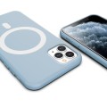 ETUI PREMIUM SILICONE MAGSAFE DO IPHONE 11 PRO - BLUE