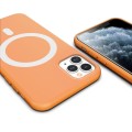 ETUI PREMIUM SILICONE MAGSAFE DO IPHONE 11 PRO MAX - ORANGE