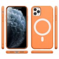 ETUI PREMIUM SILICONE MAGSAFE DO IPHONE 11 PRO MAX - ORANGE