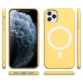 ETUI PREMIUM SILICONE MAGSAFE DO IPHONE 11 PRO MAX - YELLOW