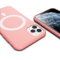 ETUI PREMIUM SILICONE MAGSAFE DO IPHONE 11 PRO MAX - PINK