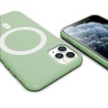 ETUI PREMIUM SILICONE MAGSAFE DO IPHONE 11 PRO MAX - MINT