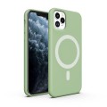 ETUI PREMIUM SILICONE MAGSAFE DO IPHONE 11 PRO MAX - MINT