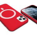 ETUI PREMIUM SILICONE MAGSAFE DO IPHONE 11 PRO MAX - RED