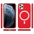 ETUI PREMIUM SILICONE MAGSAFE DO IPHONE 11 PRO MAX - RED