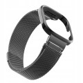 PASEK BRANSOLETA Z WBUDOWANYM ETUI DO XIAOMI REDMI WATCH 3 - CZARNY