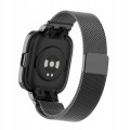 PASEK BRANSOLETA Z WBUDOWANYM ETUI DO XIAOMI REDMI WATCH 3 - CZARNY