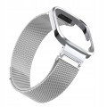 PASEK BRANSOLETA Z WBUDOWANYM ETUI DO XIAOMI REDMI WATCH 3 - SREBRNY
