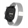 PASEK BRANSOLETA Z WBUDOWANYM ETUI DO XIAOMI REDMI WATCH 3 - SREBRNY